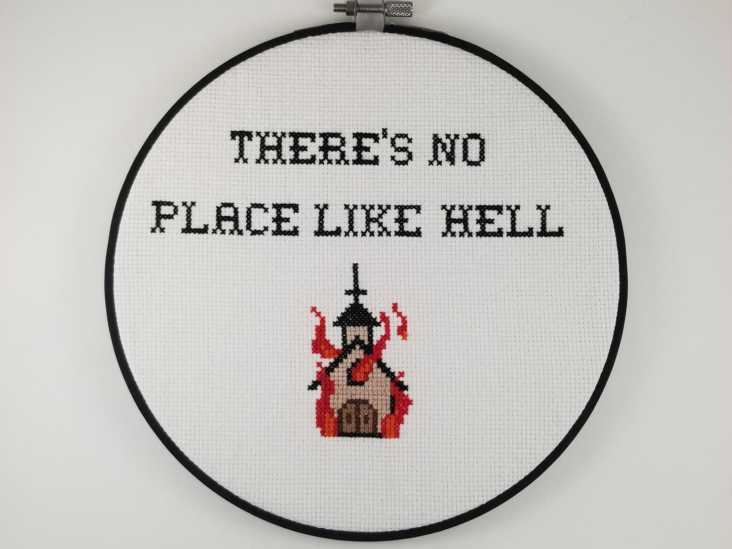 There's No Place Like Hell - FREE Cross Stitch Digital Pattern