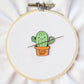 Fuck Off Cactus Plant - Needle Minder for Hand Embroidery