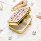 Copy of Small Embroidered Compact Mirror Pill Case for Whitney