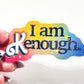 I am Kenough Barbie Movie Sticker, 3 x 1.5 in.