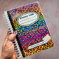 Lisa Frank Composition Reusable Sticker Storage Book, 5 x 7