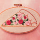 Beginner Embroidery Kit - Pepper-rosie Pizza, 8 x 5 in.