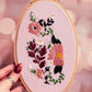 Digital Embroidery Pattern - Poppy Cat Flower