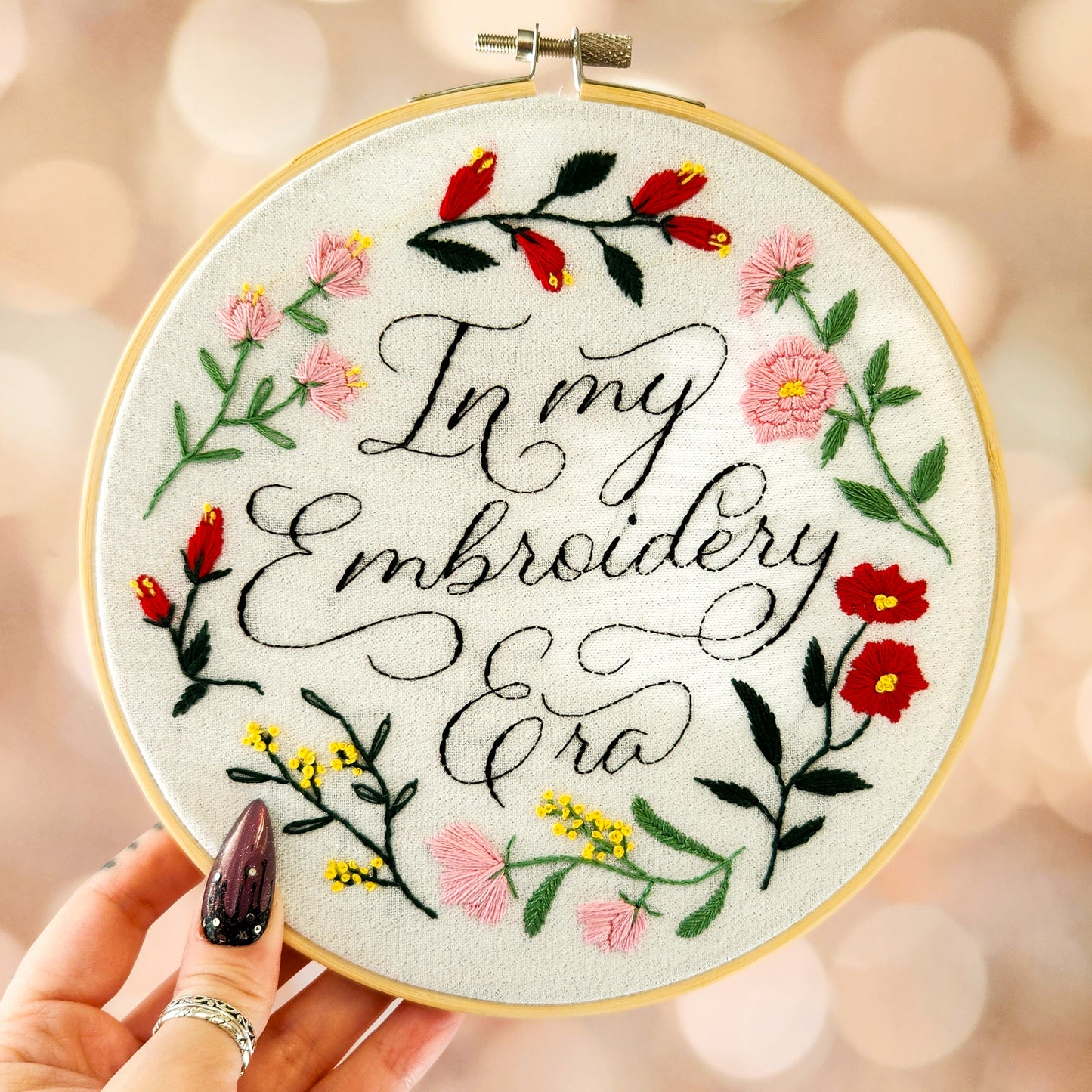 In My Embroidery Era 7" Embroidery Kit - Beginner Friendly