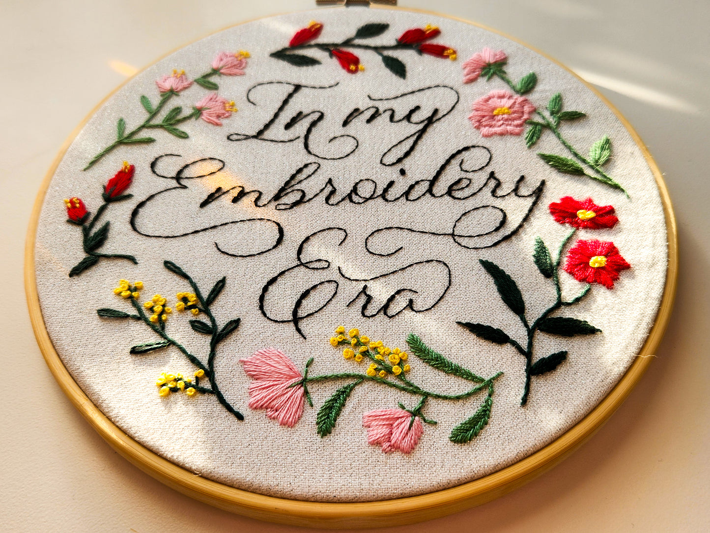 In My Embroidery Era 7" Embroidery Kit - Beginner Friendly