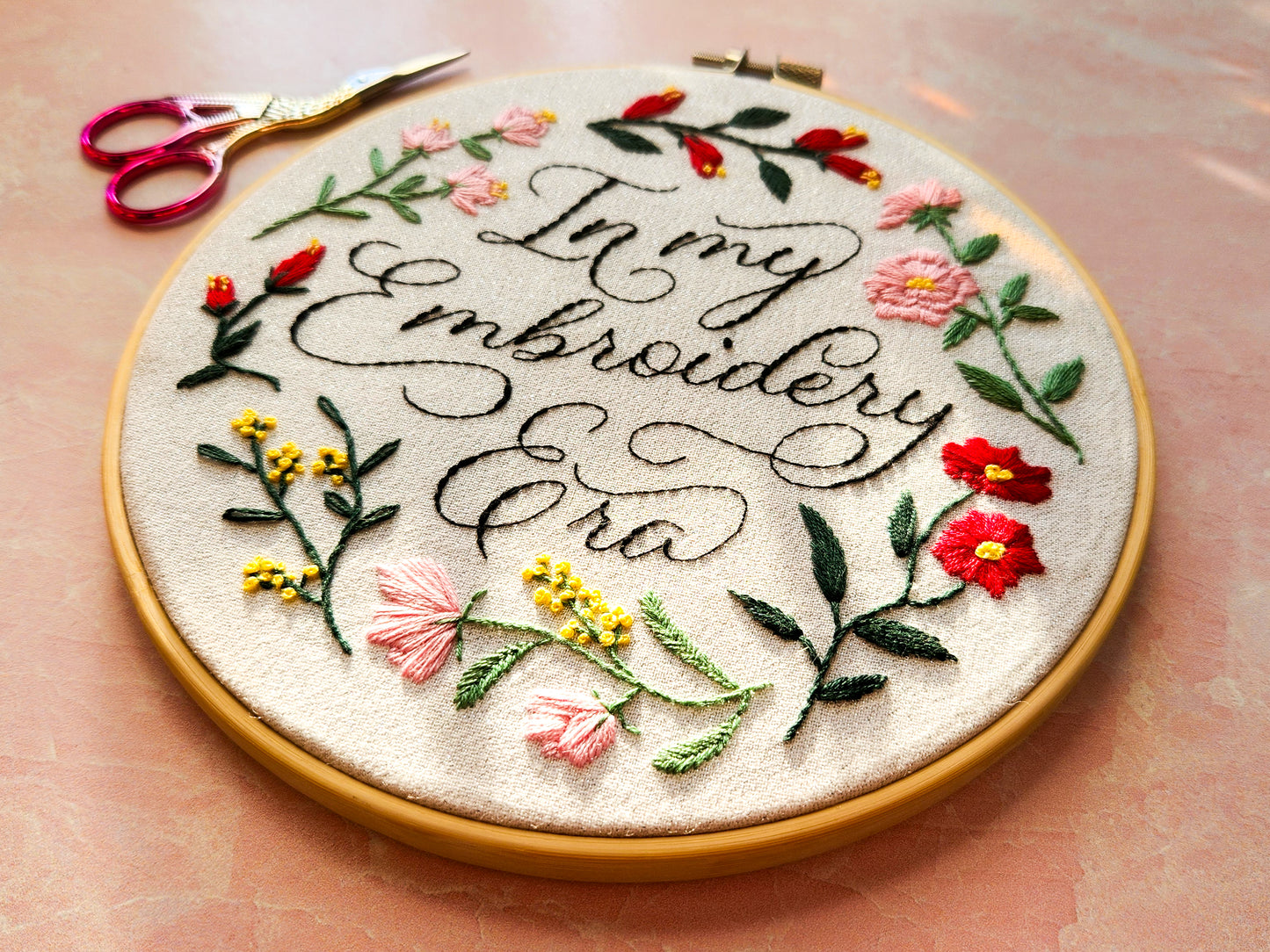 In My Embroidery Era 7" Embroidery Kit - Beginner Friendly