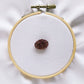 Oval Red Fire Sparkly Magnetic Needle Minder