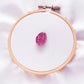 The Chanci - Pink Oval Sparkly Magnetic Needle Minder