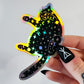 Holographic Outer Space Cat Sticker