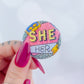 90s Pronouns Button