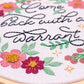 Come Back With a Warrant Embroidery Kit - Beginner Friendly