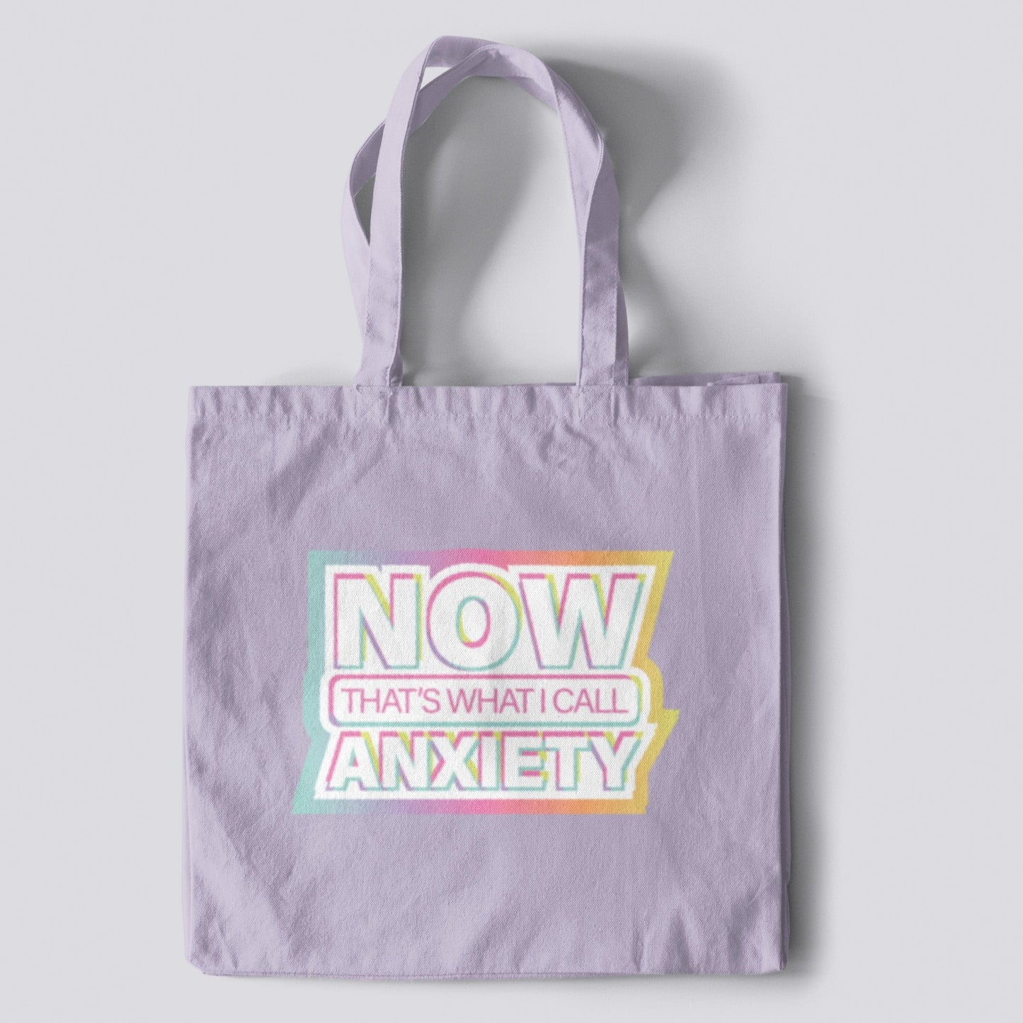 NOW That's What I Call Anxiety Purple Tote Bag