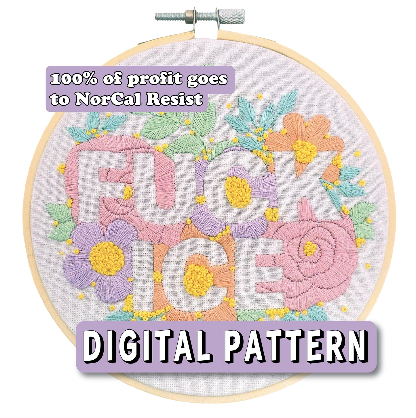 FUCK ICE - Digital Pattern