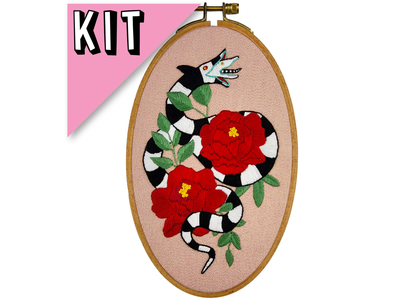 Beetlejuice Sandworm Embroidery Kit