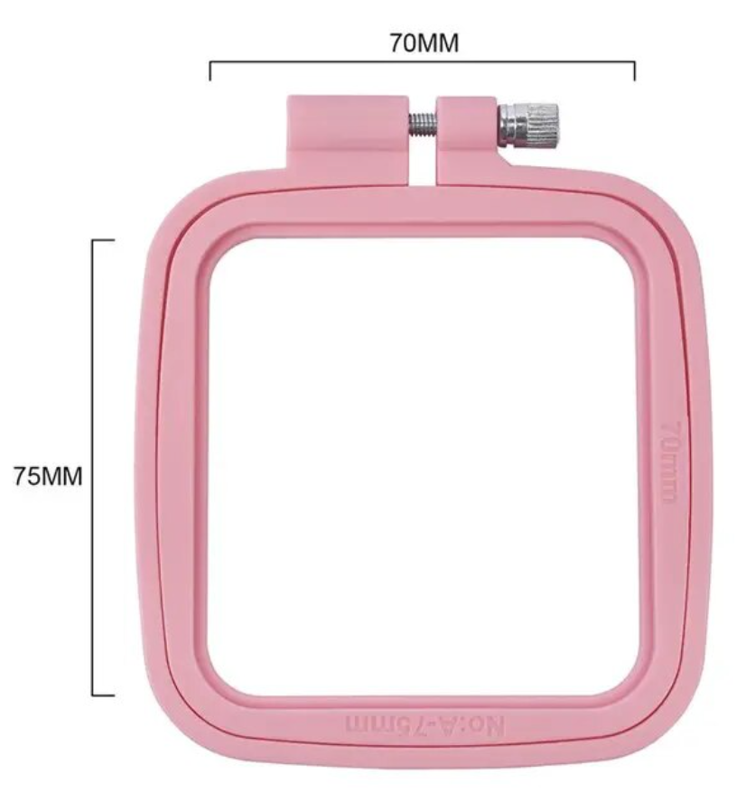 Plastic Rectangle Embroidery Hoop