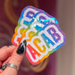 ACAB Rainbow Holographic Sticker, 3 x 1.8 in.
