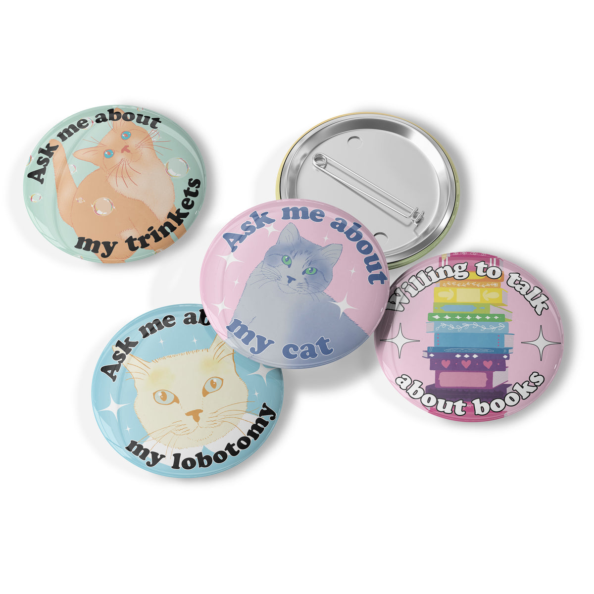 I Have A Bomb - Cat Pinback Button