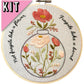 Not fragile like a flower, fragile like a bomb 6" Embroidery Kit