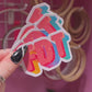 FDT, Fuck Donald Trump Holographic Sticker 3 x 2 in.