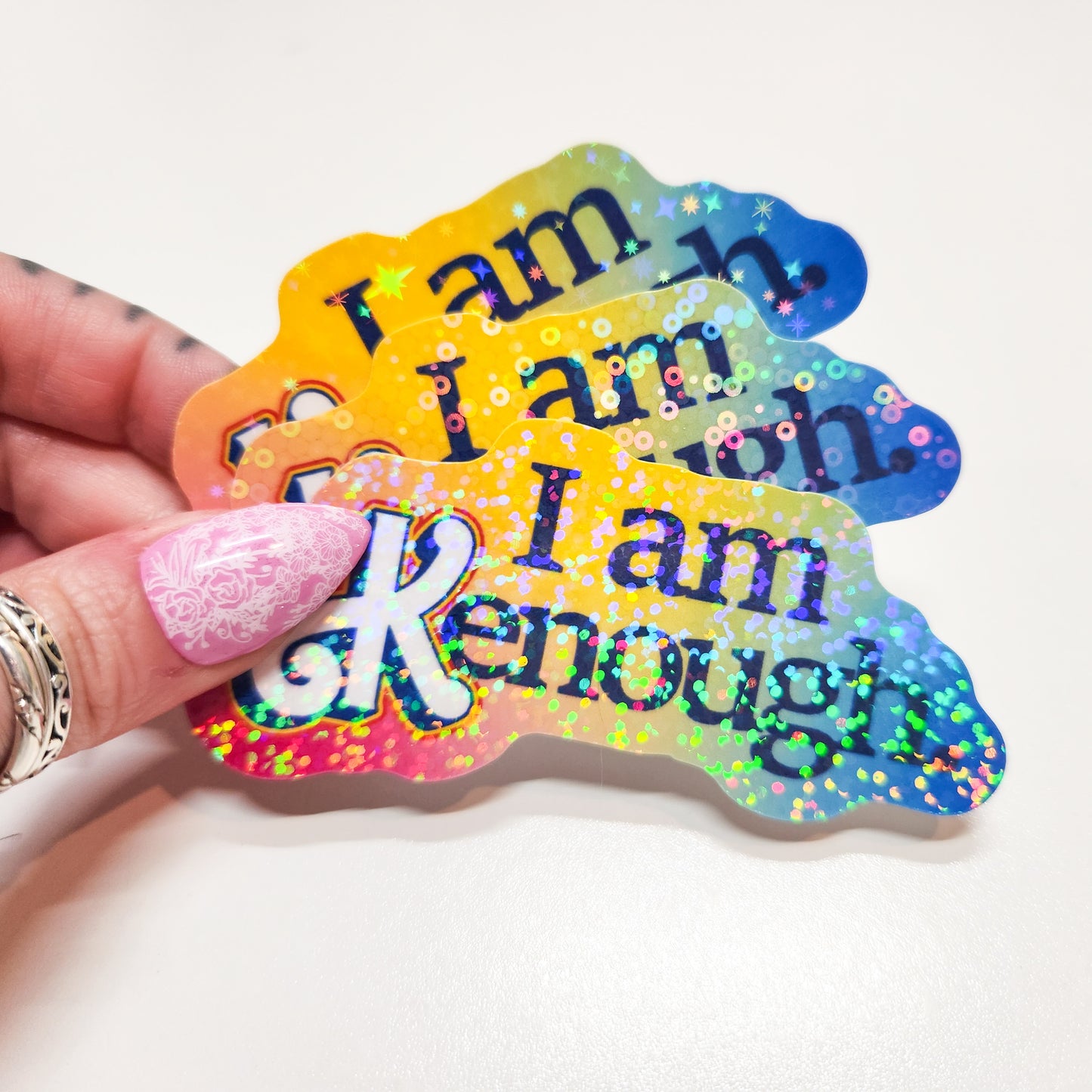 I am Kenough Barbie Movie Sticker, 3 x 1.5 in.