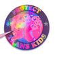 Protect Trans Kids Rainbow Possum Family Sticker, 3 x 3 in.