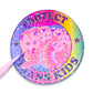 Protect Trans Kids Rainbow Possum Family Sticker, 3 x 3 in.