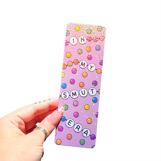 In My Smut Era - Friendship Bracelet Holographic Bookmark