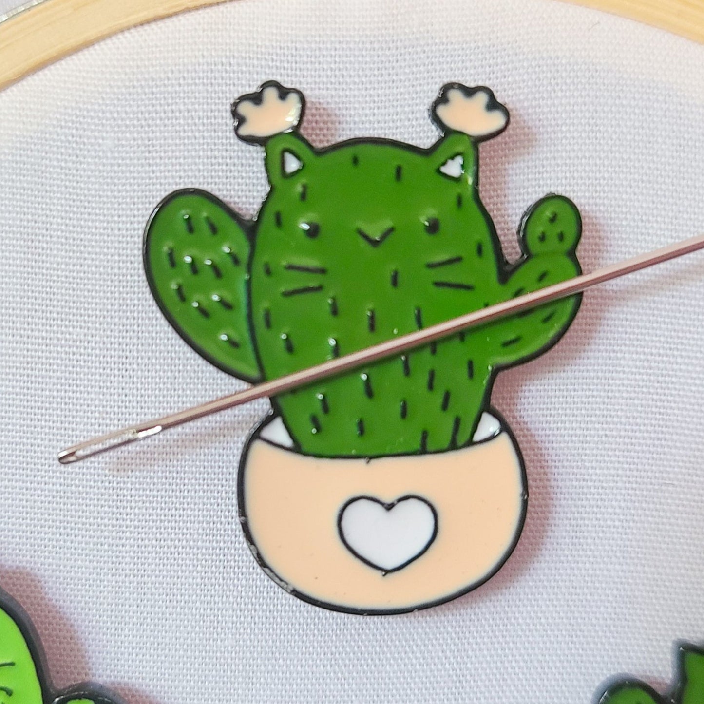 Catcus Needle Minders for Hand Embroidery