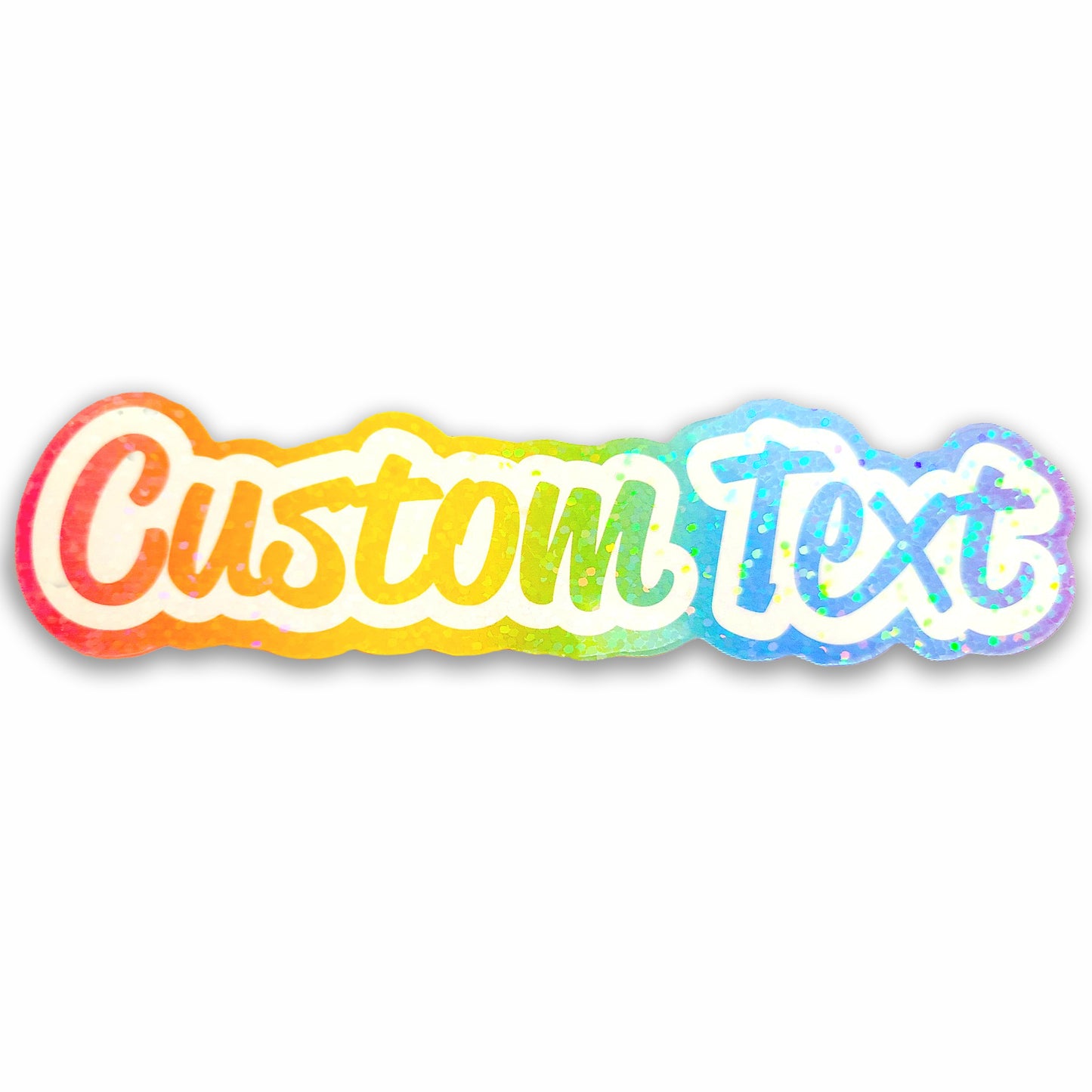 Custom Lisa Frank Styled Holographic Sticker