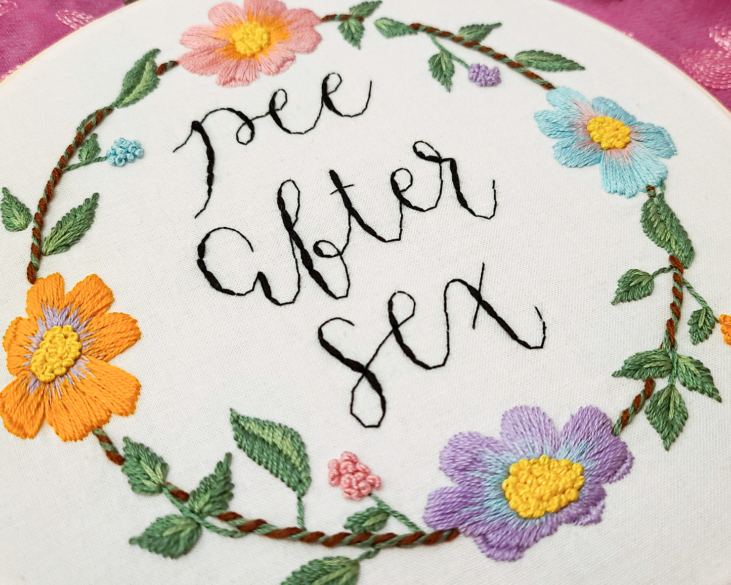 Pee After Sex - Digital Embroidery Pattern - Advanced