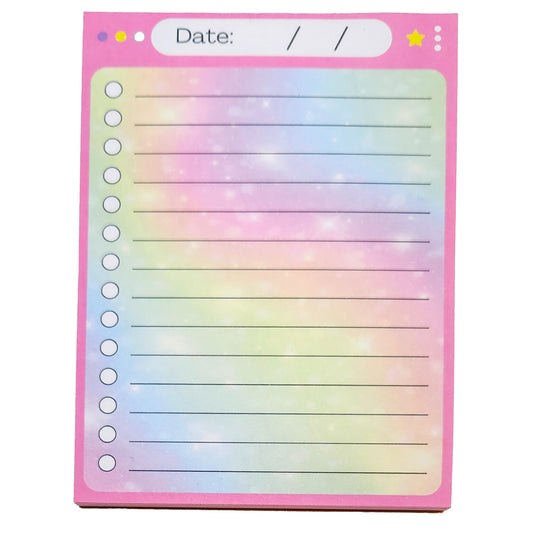 Kawaii To Do List Notepad - 50 sheets - 4" x 6"